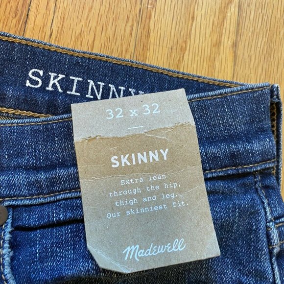 Madewell Jeans Nwt Madewell Mens L441 Skinny Jeans Size 35 X 32